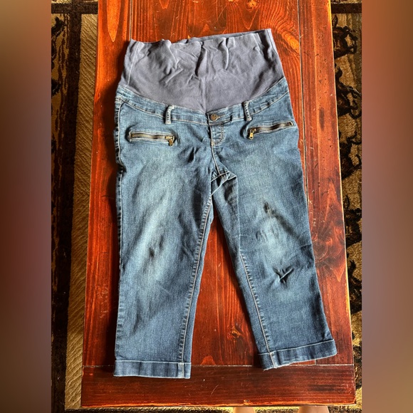 Thyme maternity jeans cropped - Picture 2 of 4